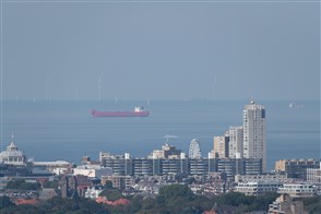 Olietanker voor kust Nederland